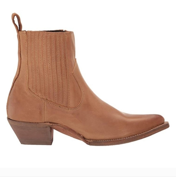 Frye Sacha Leather Chelsea Booties Size 8 - Picture 2 of 9